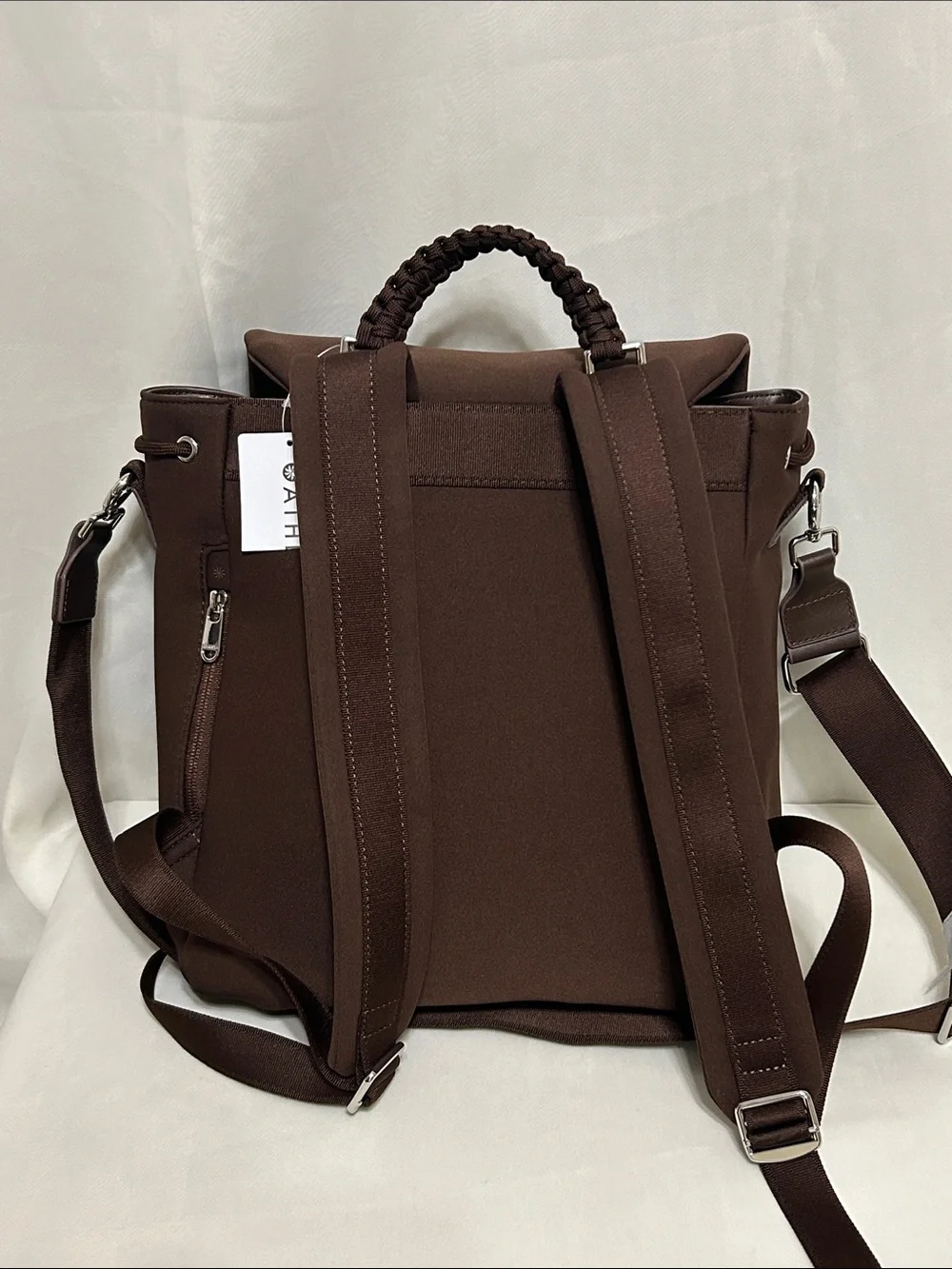 Athleta Revive Convertible Backpack In Chestnut